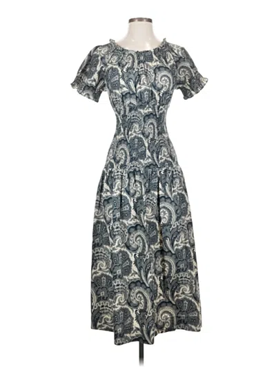 Pre-owned J.crew Collection Casual Dress In Gray