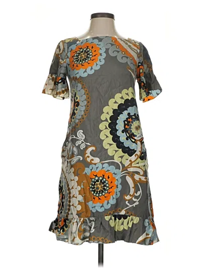 Pre-owned J.crew Collection Casual Dress In Gray