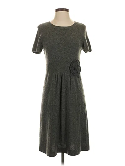 Pre-owned J.crew Collection Casual Dress In Gray