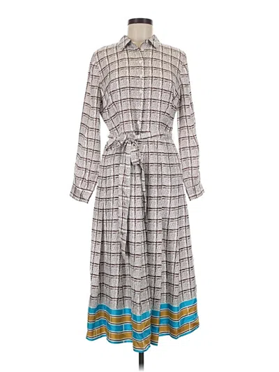 Pre-owned J.crew Collection Casual Dress In Gray