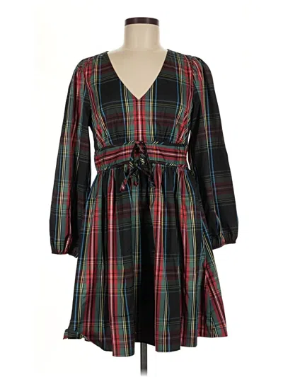 Pre-owned J.crew Collection Casual Dress In Green