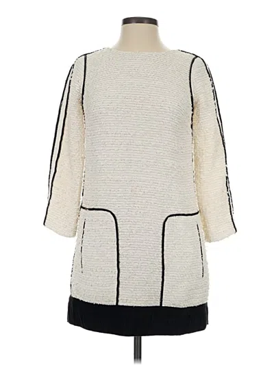 Pre-owned J.crew Collection Casual Dress In Ivory
