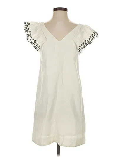 Pre-owned J.crew Collection Casual Dress In Ivory