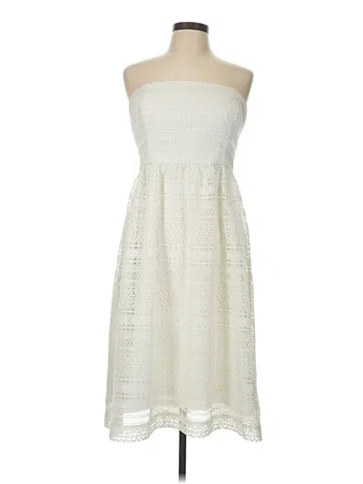 Pre-owned J.crew Collection Casual Dress In Ivory