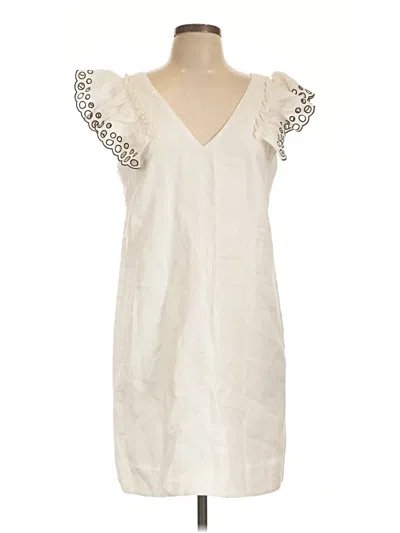 Pre-owned J.crew Collection Casual Dress In Ivory