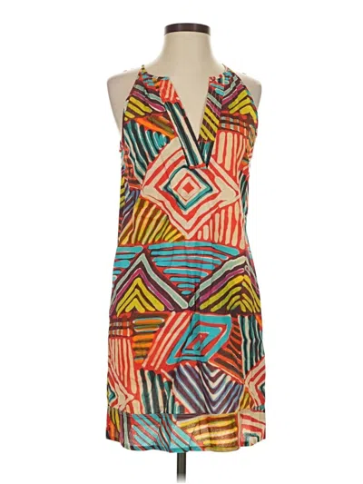 Pre-owned J.crew Collection Casual Dress In Orange
