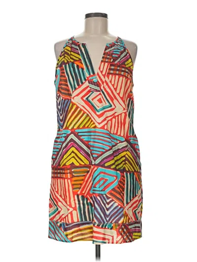Pre-owned J.crew Collection Casual Dress In Orange