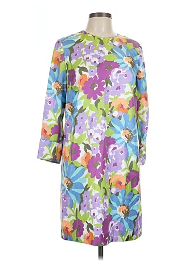 Pre-owned J.crew Collection Casual Dress In Purple