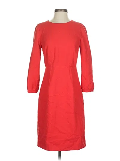 Pre-owned J.crew Collection Casual Dress In Red