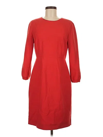 Pre-owned J.crew Collection Casual Dress In Red