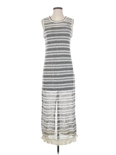 Pre-owned J.crew Collection Casual Dress In Silver