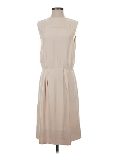 Pre-owned J.crew Collection Casual Dress In Tan