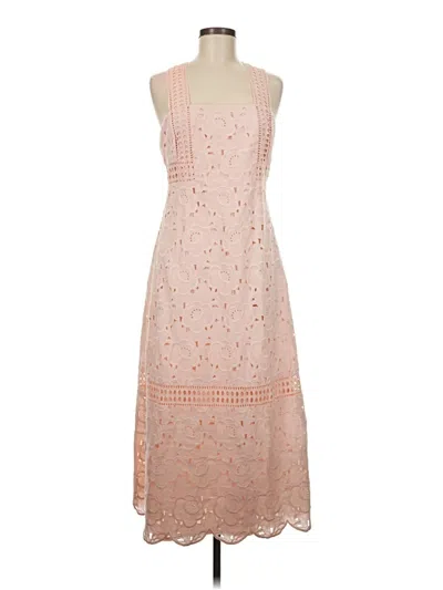 Pre-owned J.crew Collection Casual Dress In Tan