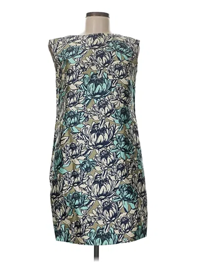 Pre-owned J.crew Collection Casual Dress In Teal