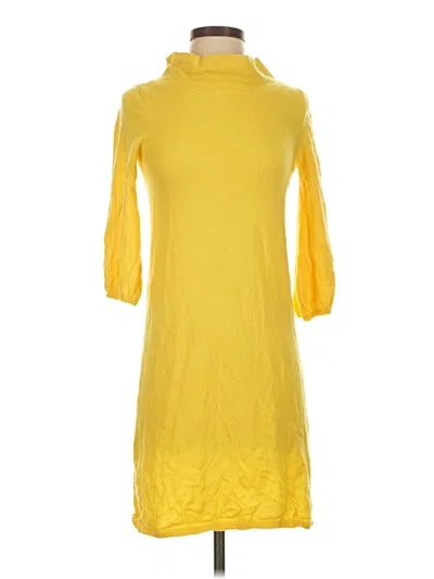 Pre-owned J.crew Collection Casual Dress In Yellow