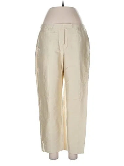 Pre-owned J.crew Collection Casual Pants In White
