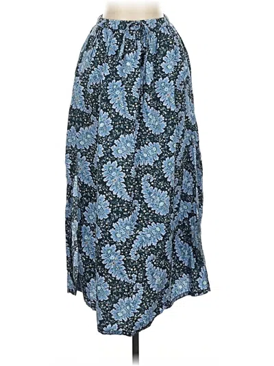 Pre-owned J.crew Collection Casual Skirt In Blue