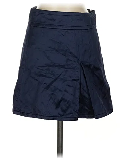 J.crew Collection Casual Skirt In Blue