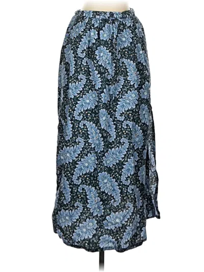 Pre-owned J.crew Collection Casual Skirt In Blue