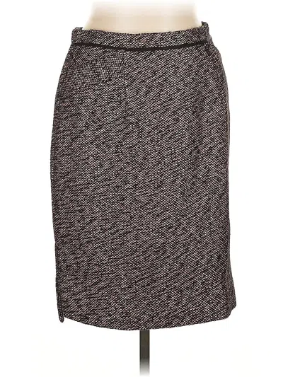 Pre-owned J.crew Collection Casual Skirt In Brown