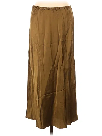 Pre-owned J.crew Collection Casual Skirt In Brown