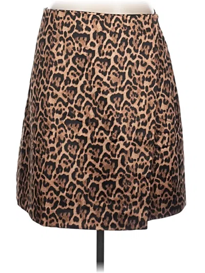 J.crew Collection Casual Skirt In Brown