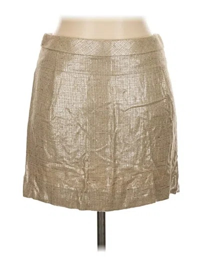 J.crew Collection Casual Skirt In Gold