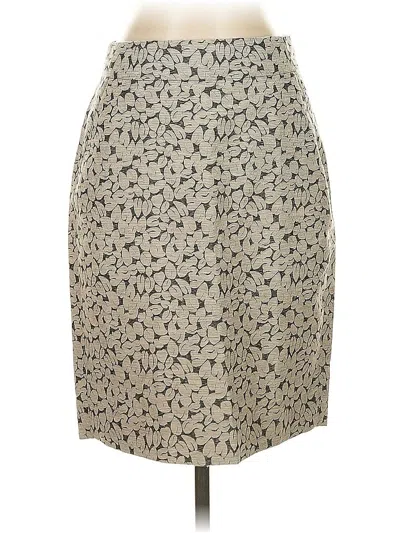 Pre-owned J.crew Collection Casual Skirt In Gray