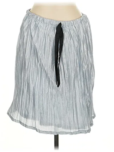 Pre-owned J.crew Collection Casual Skirt In Gray