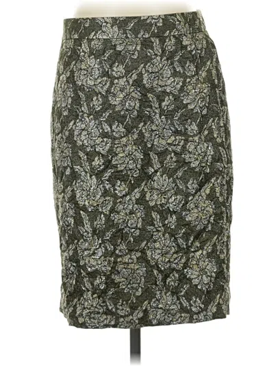 Pre-owned J.crew Collection Casual Skirt In Green
