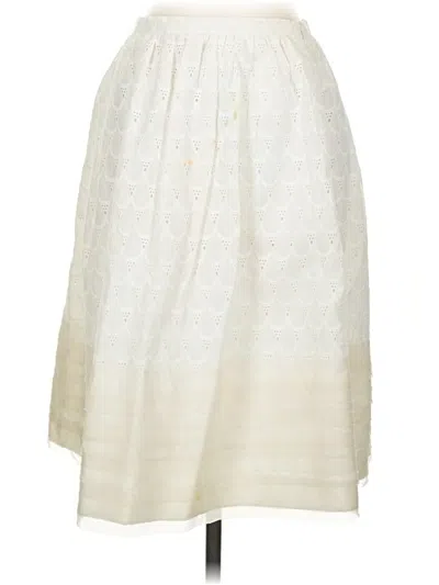 Pre-owned J.crew Collection Casual Skirt In Ivory