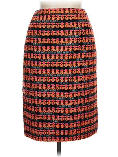 Pre-owned J.crew Collection Casual Skirt In Orange