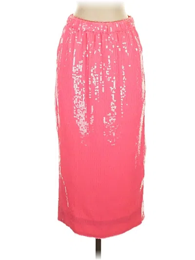Pre-owned J.crew Collection Casual Skirt In Pink