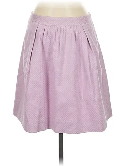 Pre-owned J.crew Collection Casual Skirt In Purple