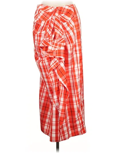 Pre-owned J.crew Collection Casual Skirt In Red