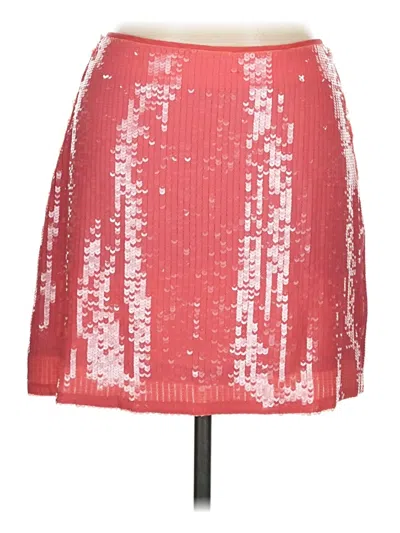 Pre-owned J.crew Collection Casual Skirt In Red