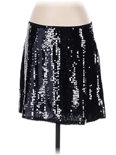 Pre-owned J.crew Collection Casual Skirt In Silver