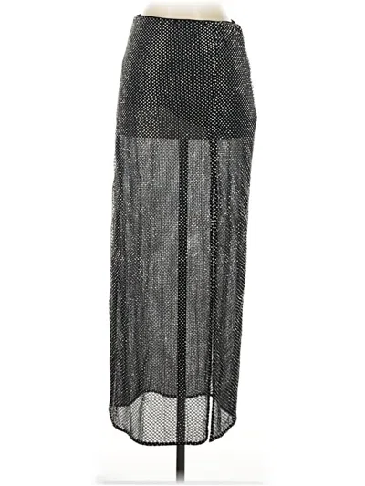 J.crew Collection Casual Skirt In Silver