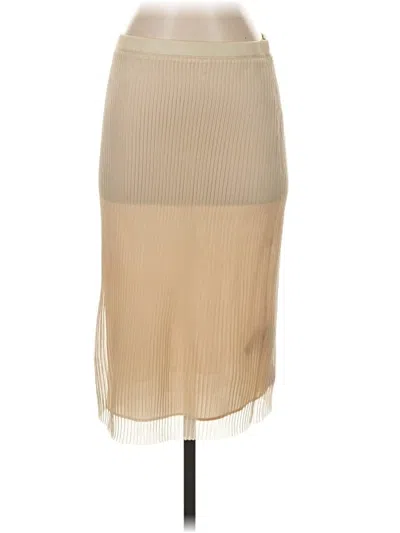 Pre-owned J.crew Collection Casual Skirt In Tan