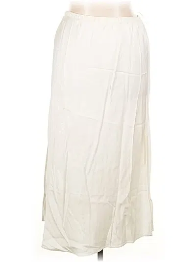 Pre-owned J.crew Collection Casual Skirt In White