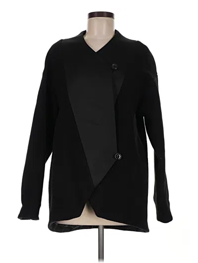 Pre-owned J.crew Collection Coat In Black