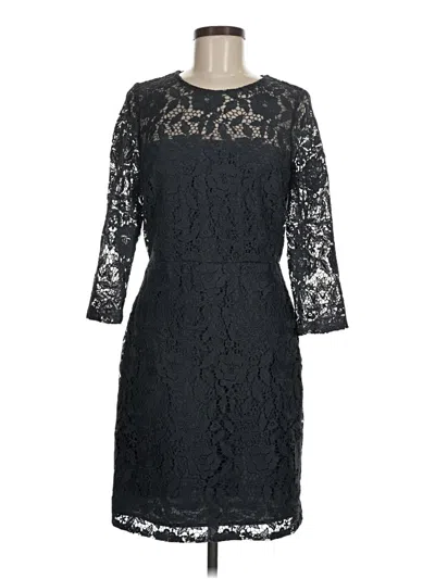 Pre-owned J.crew Collection Cocktail Dress In Black