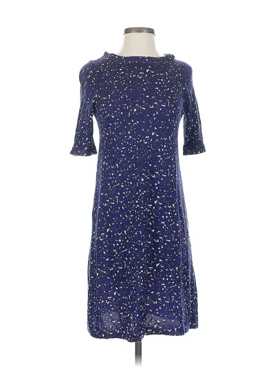 Pre-owned J.crew Collection Cocktail Dress In Blue