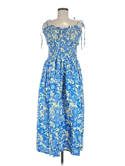 Pre-owned J.crew Collection Cocktail Dress In Blue