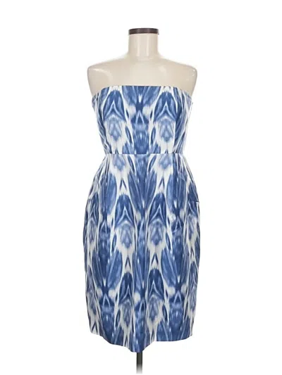 Pre-owned J.crew Collection Cocktail Dress In Blue