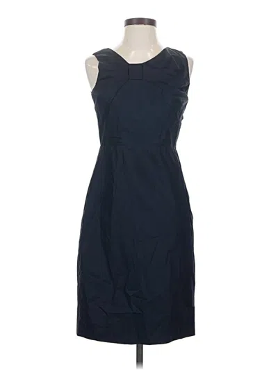 Pre-owned J.crew Collection Cocktail Dress In Blue