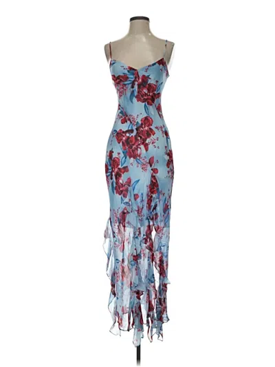 Pre-owned J.crew Collection Cocktail Dress In Blue
