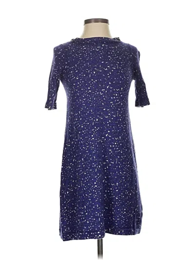 Pre-owned J.crew Collection Cocktail Dress In Blue