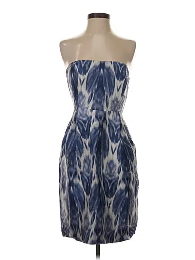 Pre-owned J.crew Collection Cocktail Dress In Blue