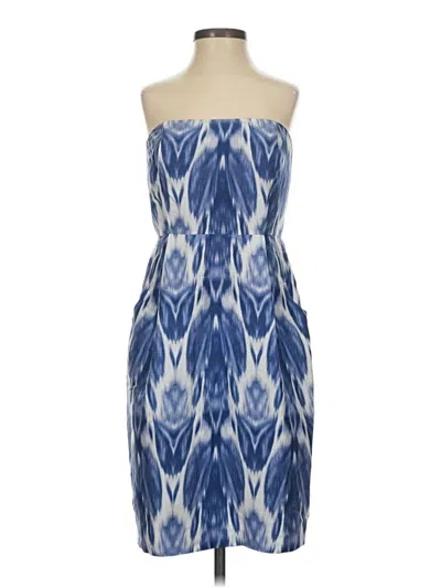 Pre-owned J.crew Collection Cocktail Dress In Blue